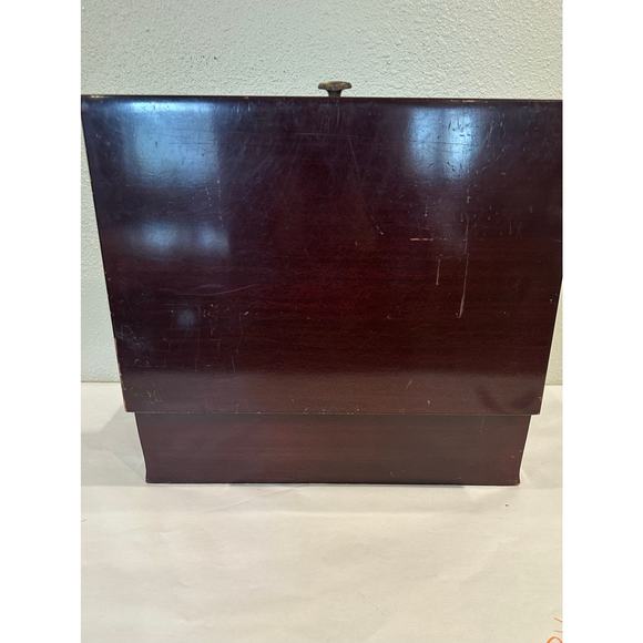 Vintage Rogers Brothers 1847 Flatware Storage Chest # 97, Drawer, Turquoise - Picture 7 of 12